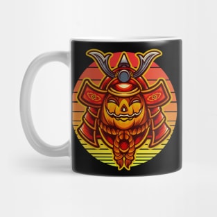 Jack O Lantern Samurai Halloween Mug